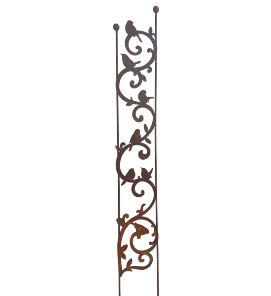 Start Rankgitter Barock mit Vogel Höhe 150 cm - große Rankhilfe 
Höhe 150cm
Breite 21 cm
