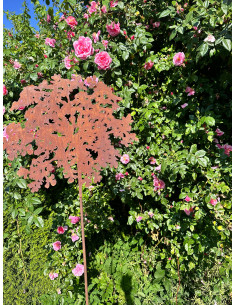 Gartenstecker Queen Anne's Lace Blüte rund Durchmesser 40 cm Queen Anne's Lace Blüte rund
Durchmesser 40 cm
Stab 150 cm
 2
