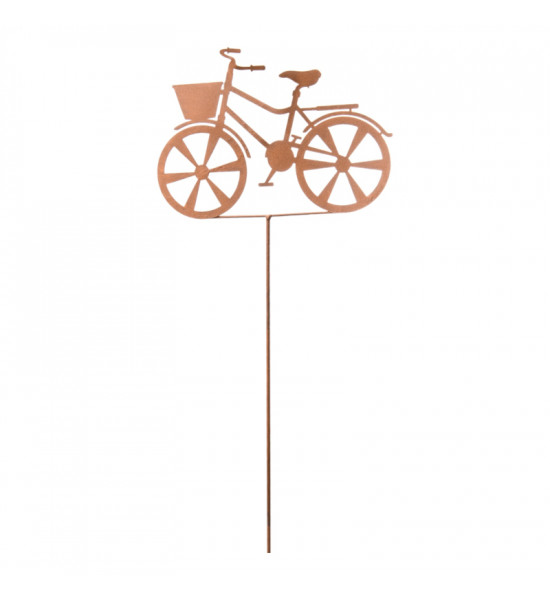 Deko Fahrrad - Pflanzbank und Pflanzstuhl für den Garten Edelrost Gartenstecker Fahrrad – 25 cm breit 


Gesamtlänge 110 cm
