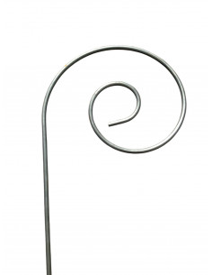 Gartenstecker Metall Laternenstab - kleine Schnecke - Höhe 180 cm - Curl Spirale 
Höhe 180 cm
Breite 20 cm
Durchmesser 8 mm S