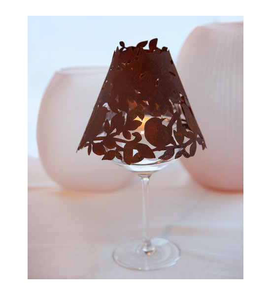Weinglas Lampenschirm Weinglas Lampenschirm Vogelversteck 