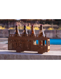 Start Brandlöscher - Getränkehalter für 4 Flaschen H: 18,5 cm, B: 43 cm, T: 10 cm 2