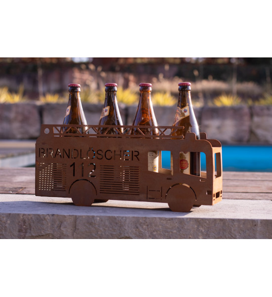 Start Brandlöscher - Getränkehalter für 4 Flaschen H: 18,5 cm, B: 43 cm, T: 10 cm