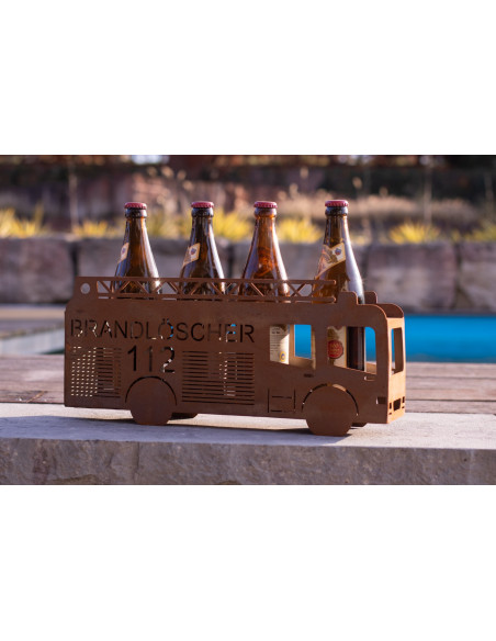 Start Brandlöscher - Getränkehalter für 4 Flaschen H: 18,5 cm, B: 43 cm, T: 10 cm Start Brandlöscher - Getränkehalter für 4 Flaschen H: 18,5 cm, B: 43 cm, T: 10 cm