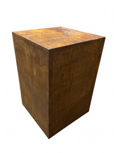 Edelrost Podest  60 cm hoch