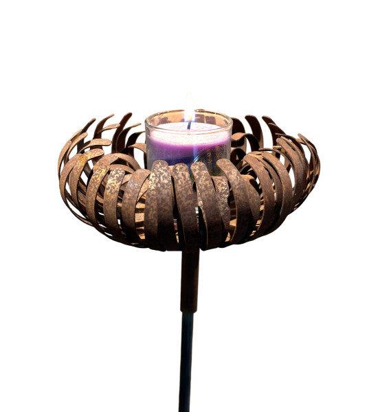 Blumen und Bäume große Spider Mum Blüte - 25 cm mit Hülse - Spinnenchrysantheme 
Spider Mum Blüte mit Hülse
für 8 mm Stab
bis