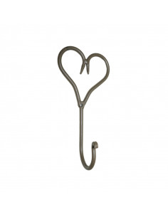 Wandhaken Herz  - Höhe 14 cm