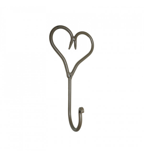 Wandhaken Herz  - Höhe 14 cm