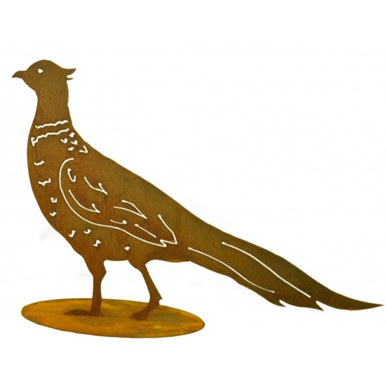 Edelrost Fasan 55 cm lang