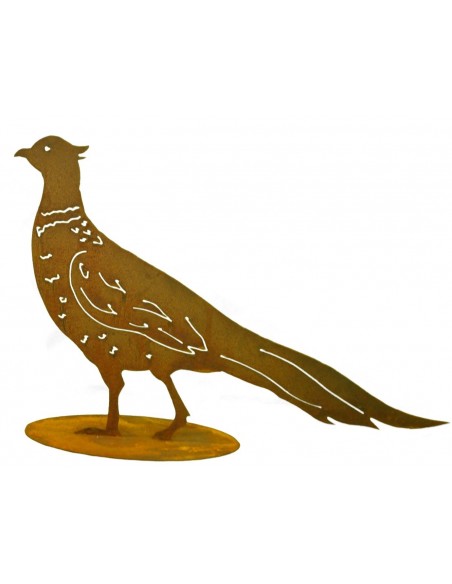 Edelrost Fasan 55 cm lang