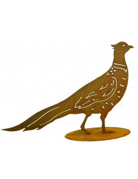 Edelrost Fasan 55 cm lang