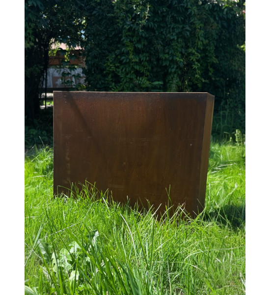 Hochbeet Metall Pflanztopf Metall Rechteckig 74 x 22 cm Höhe 54 cm 74x22, h= 54 cm