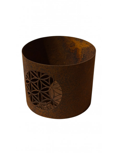 Start Windlicht Mini „Blume des Lebens“ - Höhe 9 cm 
Höhe 9 cm
Breite 7,5 cm

Dieses dekorative Mini-Windlicht überzeugt mit