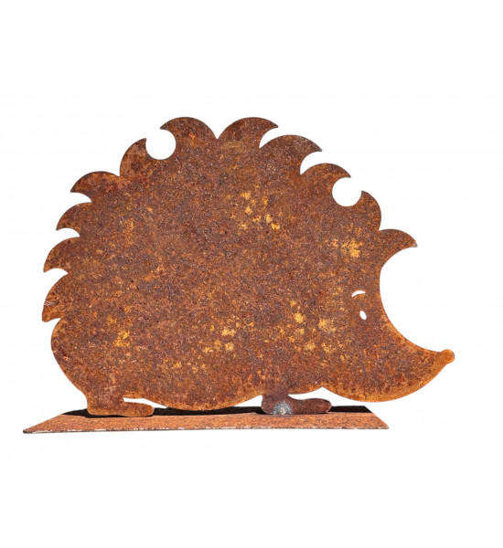 Herbstdeko fröhlicher Gartenigel Figur - 15 cm breit - Igel Herbstdeko Dieser herbstliche Geselle sucht bei dir im Garten ein Pl