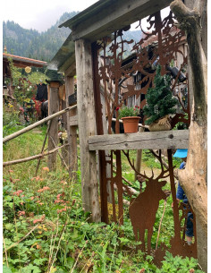 Wild Paravent "Hirsch" 200 x 90 cm 2