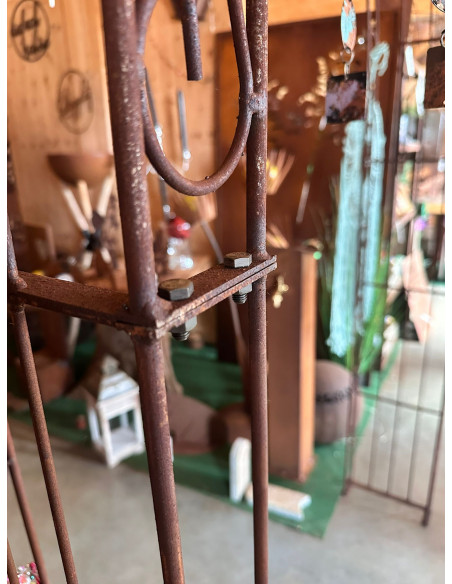 Rosenbogen Metall Rosenbogen Metall - ADVANCE mit Spitze - 160 cm breit Massiver Metallrosenbogen mit klassischer Lilienspitze m