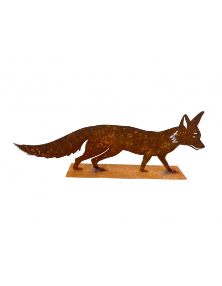 Fuchs und Wolf Fuchs Mini - Länge 30 cm - rostiger Deko Fuchs Gartenfigur Edelrost-Fuchs Mini Länge 30 cm
Höhe 11 cm