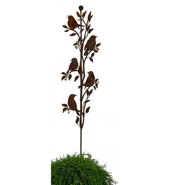 Start Gartenstecker Beerendieb - mit Kugel - Höhe 130 cm 