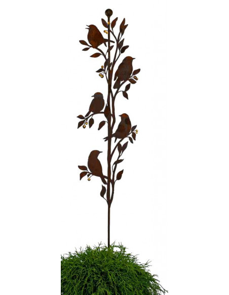 Start Gartenstecker Beerendieb - mit Kugel - Höhe 130 cm 