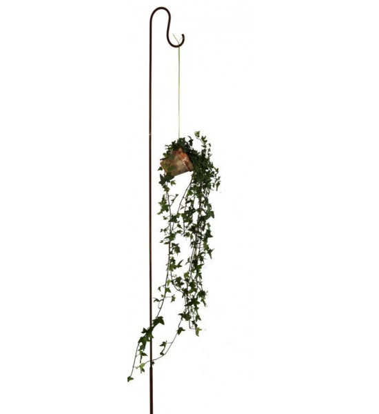 Gartendeko Rost Rost Gartenstecker mit Haken -  Höhe 130 cm Edelrost Gartenstecker mit Haken zum Aufhängen von Gartendeko

Höh