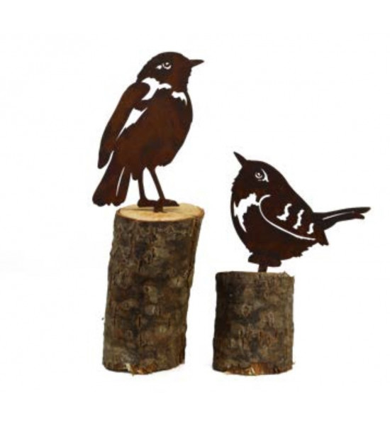 Direktstecker stehendes Vögelchen mit Ausschnitten - Höhe 12 cm 
Höhe 12 cm
Breite 9 cm