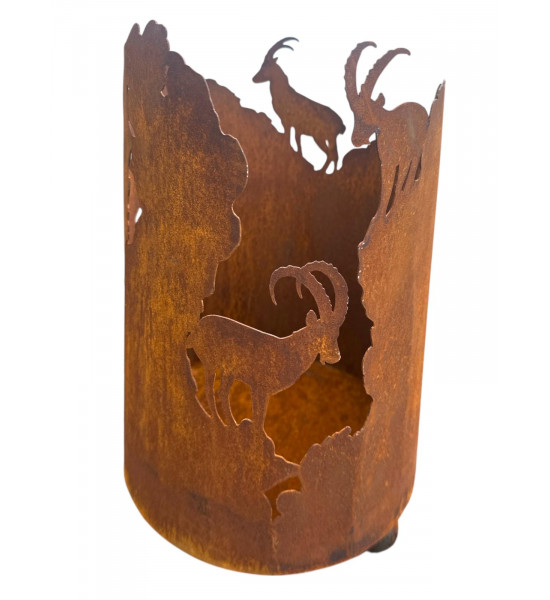 Windlichter & Laternen Steinbock Windlicht - Höhe 35 cm - Alpenländisches Kerzen Flair 
auf 3 Kugeln
Höhe 35 cm
Ø 
