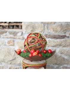 Kugel Ø50cm aus Blechstreifen 2