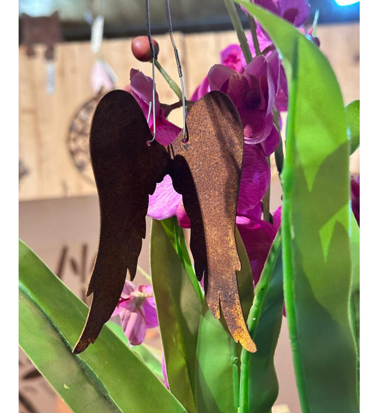 Start Flügelchen nach unten schauende - zum Hängen - Höhe 12 cm 