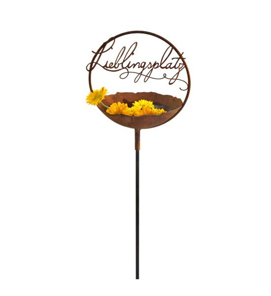 Vogelbad -  Lieblingsplatz -  in Ring Ø 30 cm...