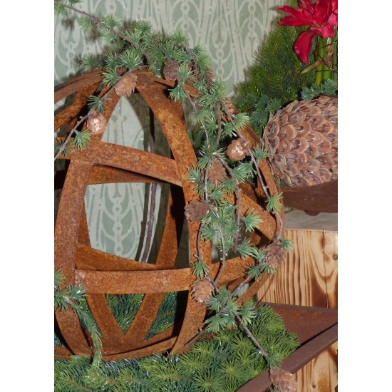 Kugel Ø30cm aus Blechstreifen