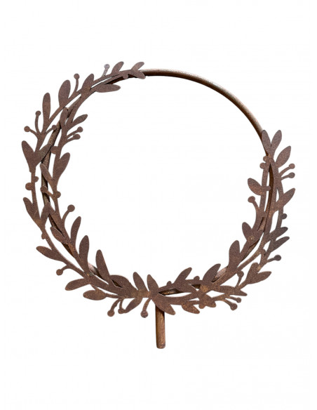 Deko Ringe Beerenkranz Ring - Ø 30 cm - mit Hülse als Steckverbindung Deko Ring mit aufgesetztem Beerenkranz und einem Rohr als 