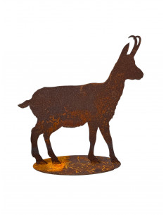 Start Gehende Gams - auf Platte - Klein - Höhe 19 cm 
Höhe 19 cm
Breite 18 cm
auf Platte