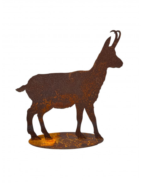 Start Gehende Gams - auf Platte - Klein - Höhe 19 cm 
Höhe 19 cm
Breite 18 cm
auf Platte
