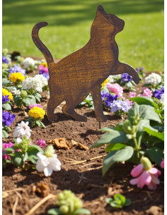 Start Deko Katze auf kurzem Stab - Höhe 39 cm 
Höhe 39 cm
Breite 36 cm
Stab ca. 20 cm
 2