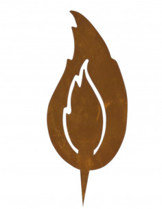 rostige Flammen Metall Rost - Flamme - mittel - Höhe 20 cm Mittlere Rost-Flamme 20 cm zum Stecken
Eine schöne Dekoidee, besonde
