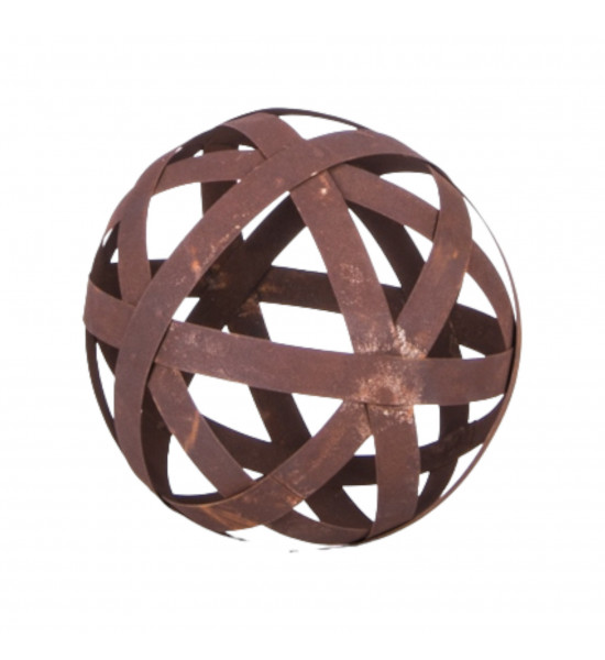 Blechstreifenkugeln Deko Kugel Ø 30 cm aus Blechstreifen - Drahtkugel 
schöne Dekokugel mit zusammengeschweißten Belchbändern a