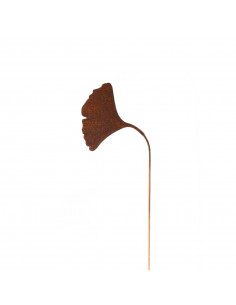 Ginkgo Lebensbaum Gingkoblatt Gartenstecker 80 cm hoch - Mittel