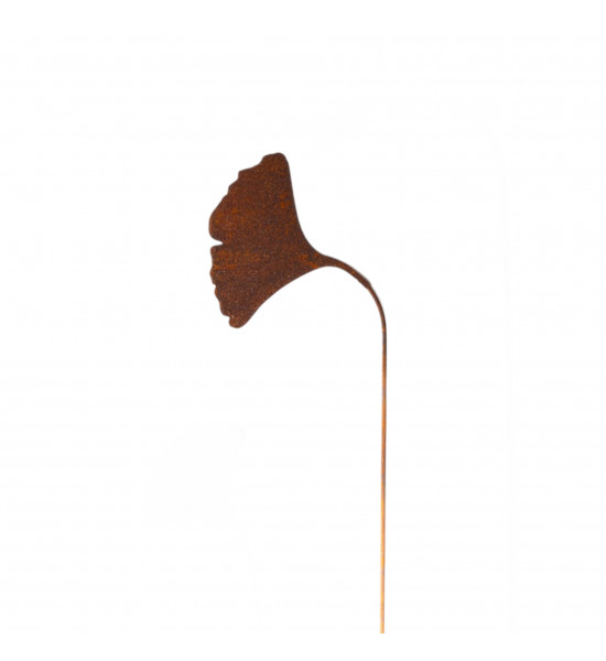 Ginkgo Lebensbaum Gingkoblatt Gartenstecker 80 cm hoch - Mittel 