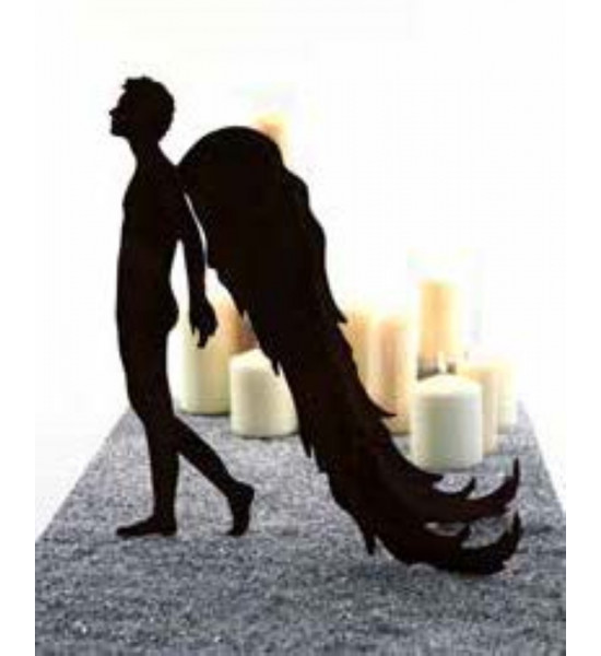 Engelfiguren kaufen und Engel Bastel-Ideen Engel - Raphael - Höhe 75 cm Edelrost Engel Raphael zur Dekoration zur Weihnachtszeit