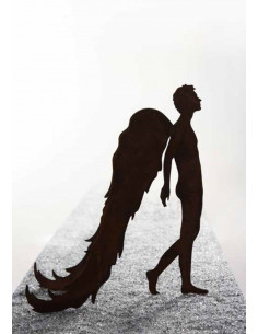 Engelfiguren kaufen und Engel Bastel-Ideen Engel - Raphael - Höhe 75 cm Edelrost Engel Raphael zur Dekoration zur Weihnachtszeit