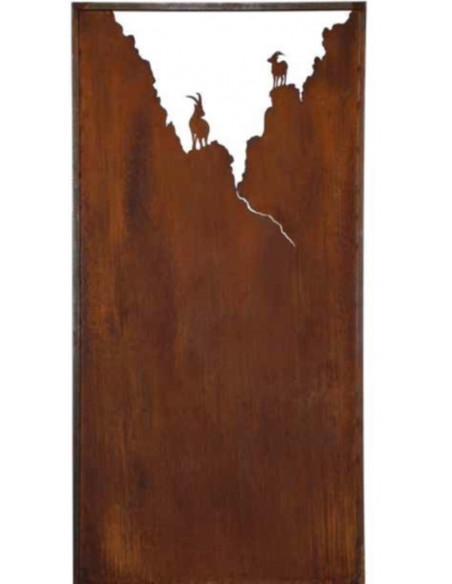 Sichtschutz 2m hoch - 200 cm Sichtschutzzaun Elemente Sichtschutzwand Paravent mit 2 Steinböcken - Höge 200cm  Sichtschutz 2m hoch - 200 cm Sichtschutzzaun Elemente Sichtschutzwand Paravent mit 2 Steinböcken - Höge 200cm