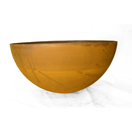 Edelrost Halbkugel Schale 50 cm Ø