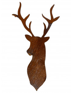 Hirsche, Wildtiere und Waldbewohner Hirschkopf zum Hängen - Höhe 46.6 cm 
Höhe 46.6 cm
Breite 24.8 cm
