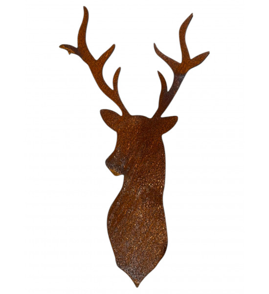 Hirsche, Wildtiere und Waldbewohner Hirschkopf zum Hängen - Höhe 46.6 cm 
Höhe 46.6 cm
Breite 24.8 cm
