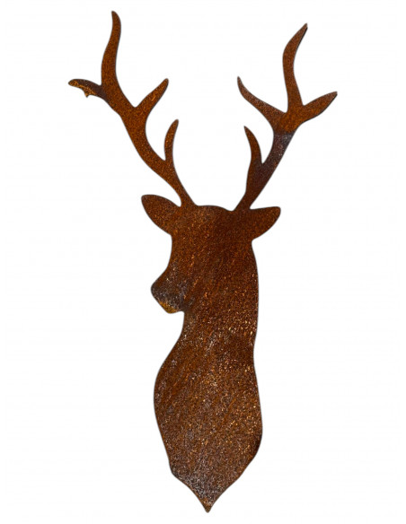 Hirsche, Wildtiere und Waldbewohner Hirschkopf zum Hängen - Höhe 46.6 cm 
Höhe 46.6 cm
Breite 24.8 cm

