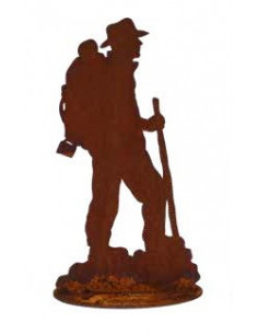 Allgäu Deko kleiner Wanderer Figur - Jürgen - 23 cm hoch 
Höhe 23,4 cm
Breite 12,3 cm
