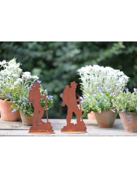 Allgäu Deko kleiner Wanderer Figur - Jürgen - 23 cm hoch 
Höhe 23,4 cm
Breite 12,3 cm
