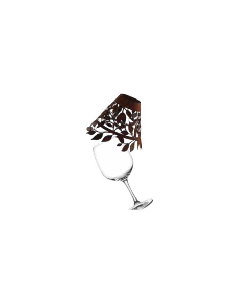 Weinglas Lampenschirm Ranken Weinglas Lampenschirm 
kreatives Upcycling alter Weingläser
besonders schön ist es, wenn du das W