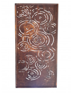 Sichtschutz 2m hoch - 200 cm Sichtschutzzaun Elemente Sichtschutzwand Regentropfen - Höhe 200 cm - Breite 100 cm 
Höhe 200 cm
