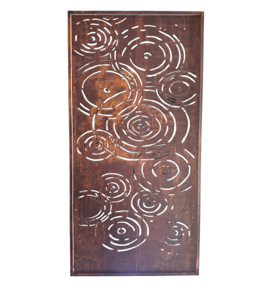 Sichtschutz 2m hoch - 200 cm Sichtschutzzaun Elemente Sichtschutzwand Regentropfen - Höhe 200 cm - Breite 100 cm 
Höhe 200 cm
